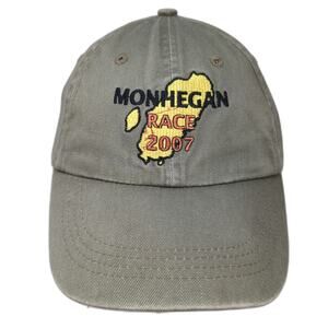 Vitronic Monhegan Race 2007 Green Baseball Cap One Size Hat Island Map Yachting